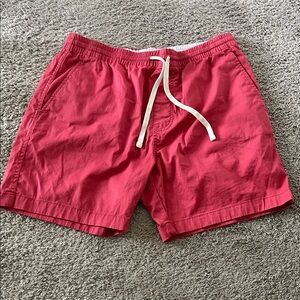 J. Crew Coral Shorts with White Trim